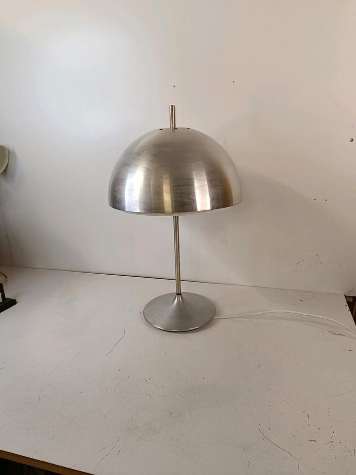 Mid Century 70er Jahre Design Tischleuchte Pilz Lampe Vintage in Mommenheim