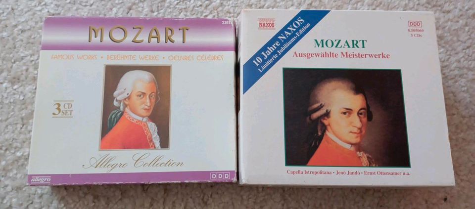 KLASSIK, MOZART 8 CD KOLLEKTION, ausgewählte Meisterwerke in Niederneisen