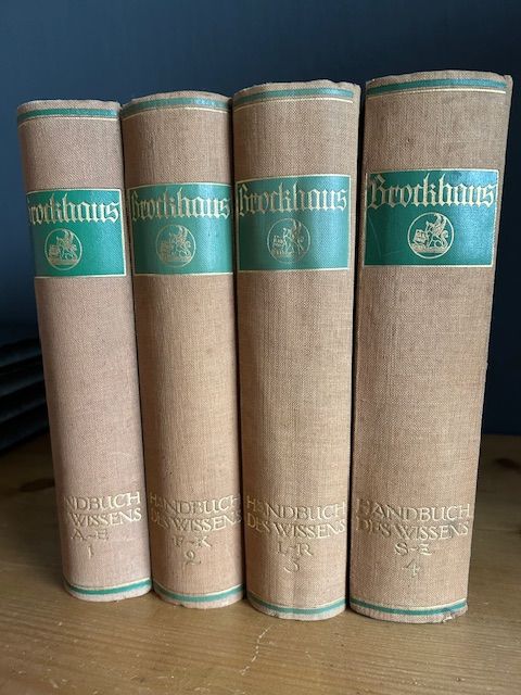 Brockhaus Handbuch des Wissens in vier Bänden in Grimma