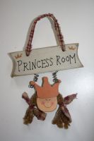 Süßes Türschild "Princess Room" v. Appletree - Shabby, Vintage Thüringen - Eisenach Vorschau