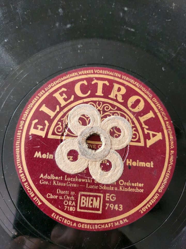 Original Schellack Schallplatten für Grammophon in Taufkirchen