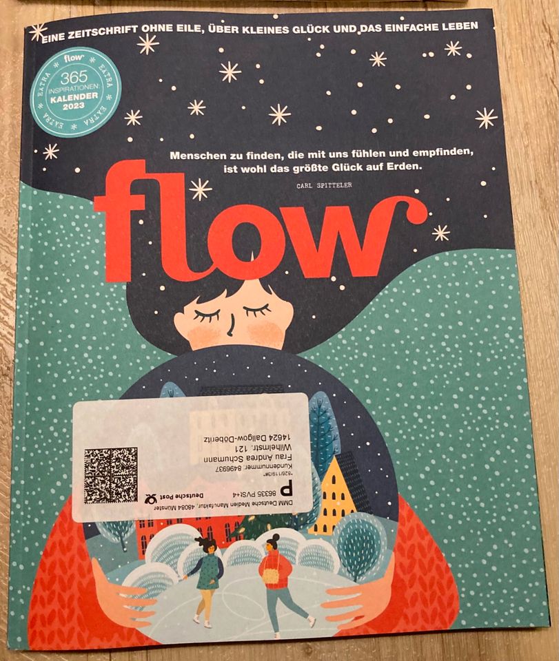 Lieberhaber*innen Zeitschrift Flow, die kreative Zeitschrift in Dallgow