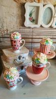 Tischdeko Becher Geschenke Rockabilly American Diner Faux Café Dithmarschen - Lunden Vorschau