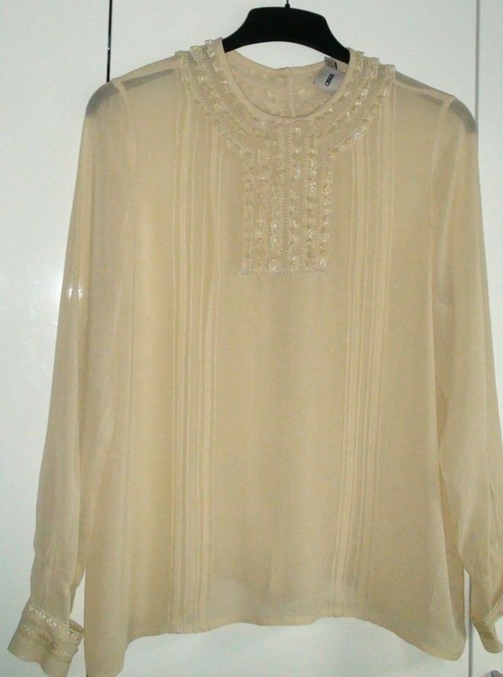 Neuwertige Asos Bluse Gr.40 beige in Kaiserslautern