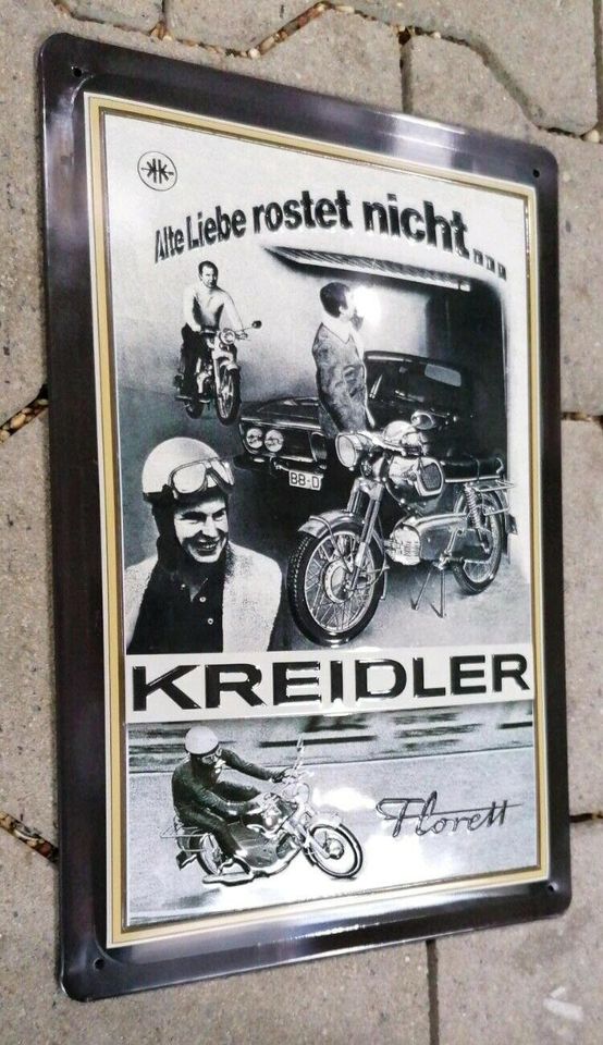 Kreidler Florett - Blechschild Motorrad Moped Sammler #1163 in Bielefeld