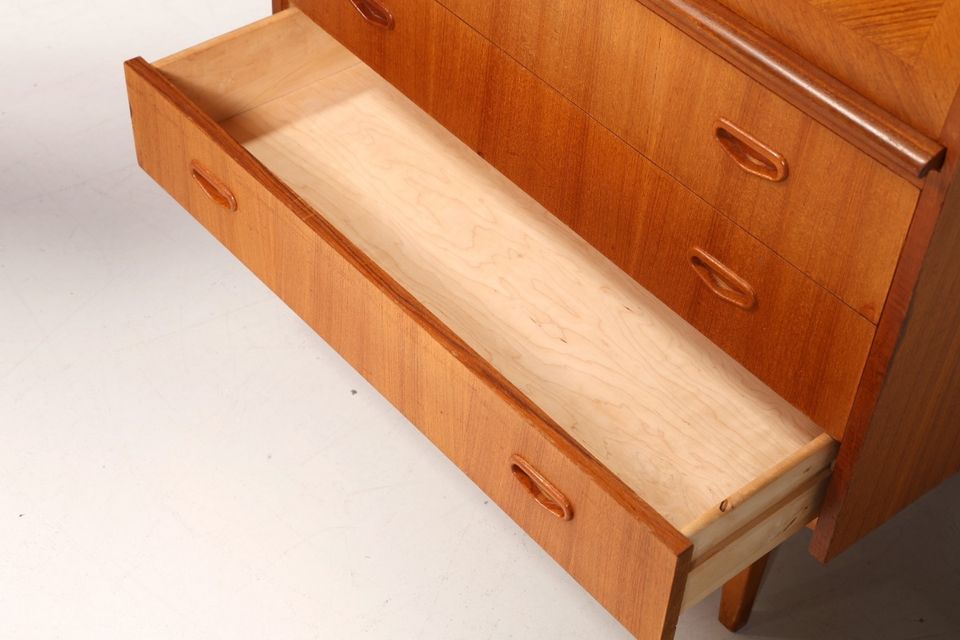 Wunderschöner Mid Century Rollladen Sekretär Danish Design Teak Holz Schreibkommode 60er Jahre Artikel-Nr.: B619 in Berlin