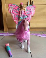 Barbie Schmetterling Puppe Kutsche mit Pegasus Pferd Nordrhein-Westfalen - Langenfeld Vorschau