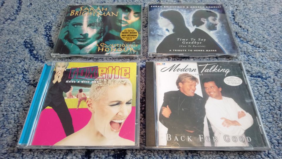 CD Modern Talking Back ROXETTE Have a nice day Sarah Brightman in Berlin