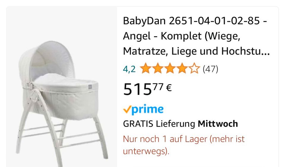 Baby Dan Babydan Angel Hochstuhl Beistellbett Wiege Wippe in München