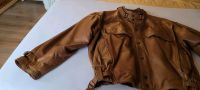 Herren Lederjacke Blouson Bomberjacke  Gr 52 braun Hessen - Fürth Vorschau