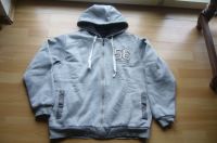 Jacke - Hoodie - Sweater Jacke mit Kapuze- hellgrau - XL Niedersachsen - Hage Vorschau