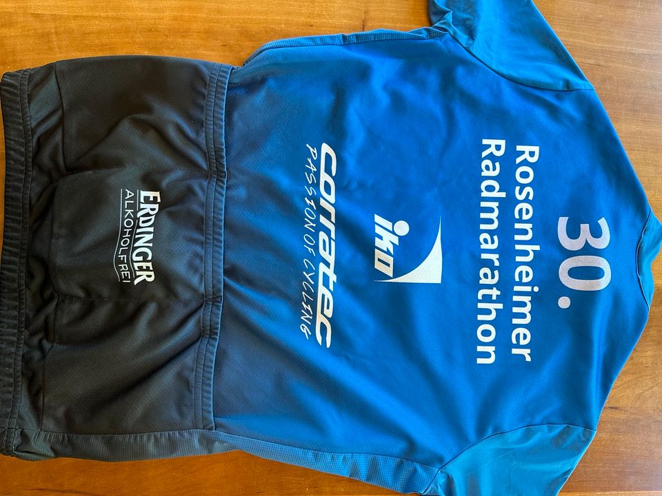 Corratec Radtrikot - 30. Rosenheimer Radmaraton 2023 blau Gr. L in Bad Aibling
