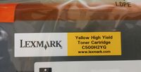 Lexmark Toner yellow / gelb C500H2YG Bayern - Wipfeld Vorschau