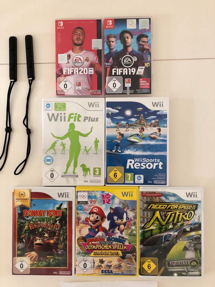 Nintendo Wii Switch Spiele Konvolut Spielesammlung in Fürstenfeldbruck