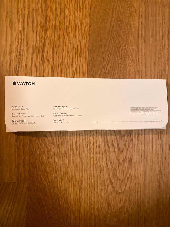 Original Apple Watch Sportarmband schwarz 45mm M/L in Köln