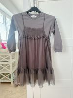 H&M Mädchen Kleid 116 Volant Tutu Tüllkleid mit Shirt Baden-Württemberg - Rheinmünster Vorschau