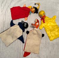 Vintage Handpuppen Set aus der DDR - 4 Stück Sachsen-Anhalt - Elsteraue Vorschau