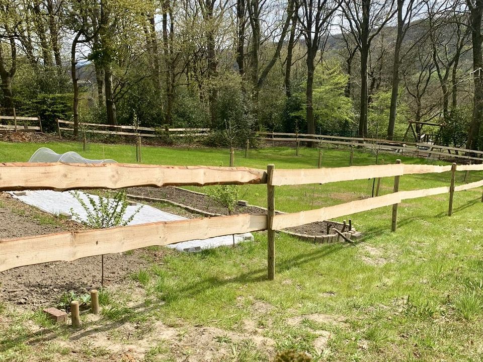 20 METER Bonanzazaun Rangerzaun Gartenzaun Holz - KOMPLETTSET in Lennestadt