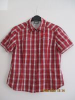 Jack Wolfskin Bluse Gr. S rot kariert Top Zustand !! Hessen - Vöhl Vorschau