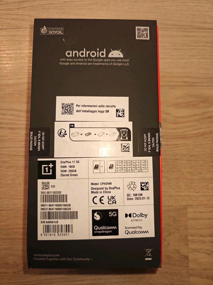 Oneplus 11 16gb Ram  256gb krypto Zahlung möglich in Krefeld