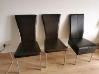 3 Stühle, dunkelbraun, Kunstleder, gebraucht Baden-Württemberg - Walldorf Vorschau