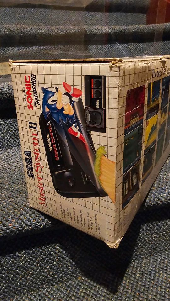 Sega master system 2 sonic ovp cib mit Inlay Schutzhülle in Frankfurt am Main