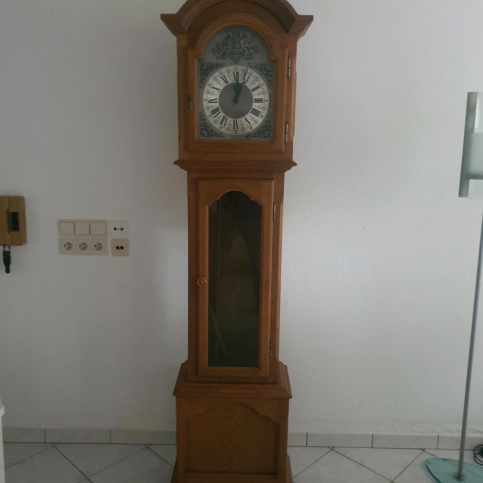 Gebrauchte Standuhr aus Eiche in Alpen