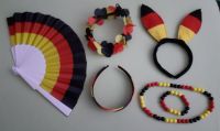 6 tlg. Deutschland Haarschmuck - Set,Fanartikel Sachsen-Anhalt - Südharz Vorschau