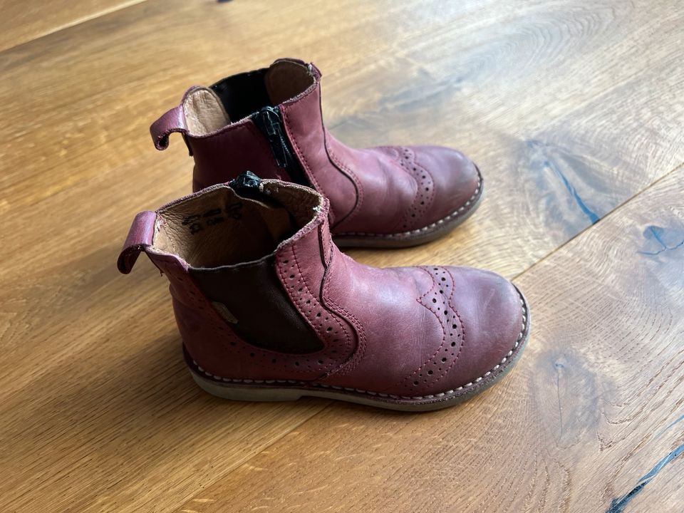 Ricosta Stiefel Dalls Leder 26 Kinder Boots lila violett in Düsseldorf