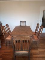 Tisch mit 6 Stühlen ausziehbar Antik Jugendstil Hessen - Gießen Vorschau