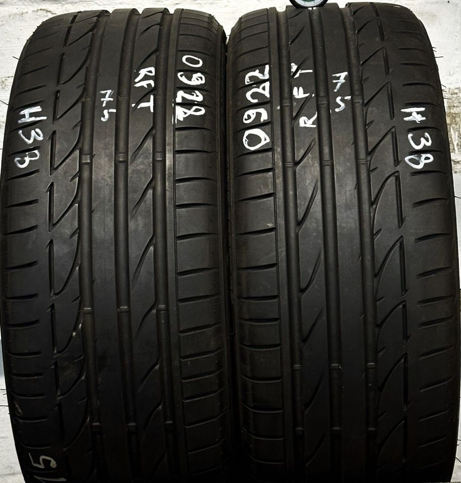 2x Sommerreifen Bridgestone Potenza Run Flat 225/40 R18 92Y H38 in Kevelaer