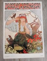 Alfons Mucha Kunstdruck Gesangsvereinigung mährischer Lehrer 60 x Schleswig-Holstein - Groß Wittensee Vorschau