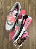 Nike W Air Max 90 Größe 41 weiß rosa schwarz grau Rheinland-Pfalz - Harxheim Vorschau