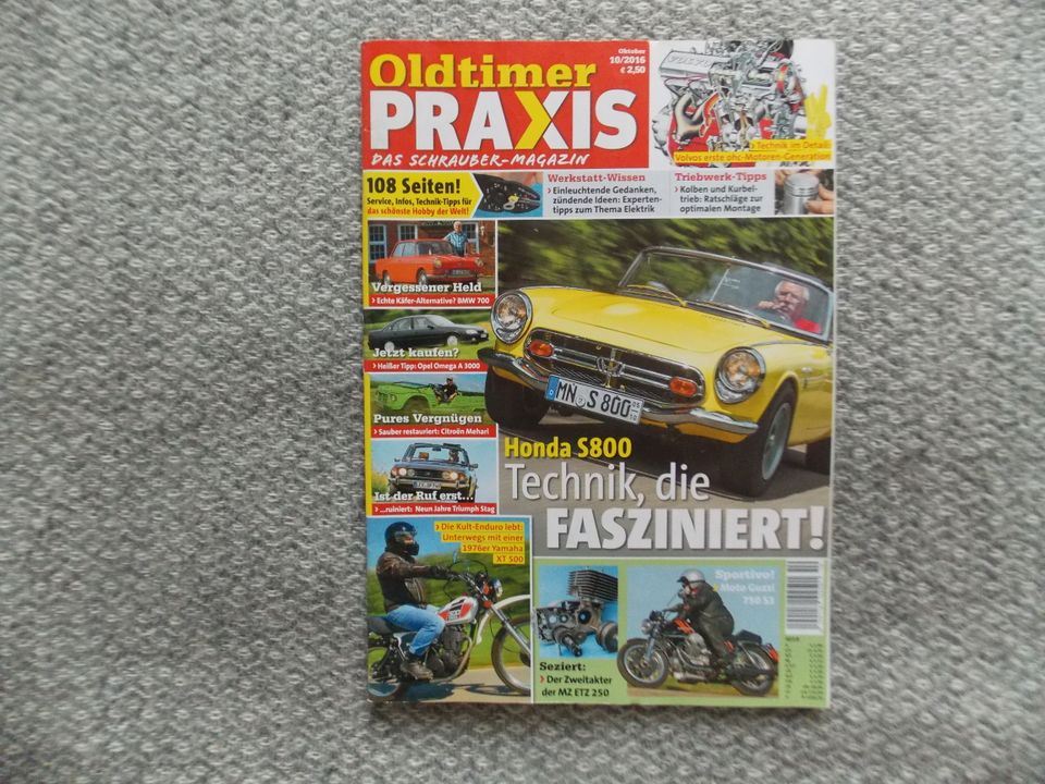 Oldtimer Zeitschriften zur MZ ETZ 250 in Berlin