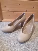 Jane Klain-Elegante Pumps/HighHeels,beige Lackleder 38 -Neuwertig Brandenburg - Schildow Vorschau