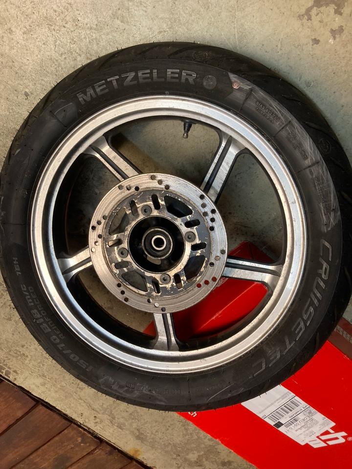 Metzeler Cruisetec Motorradreifen 150/70 R18, NEU, inkl Felge in Adelsried