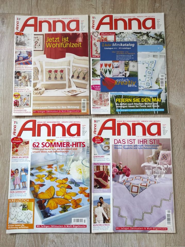 5 Anna Magazins - verschiedene Jahre ab 1998 in Bretten