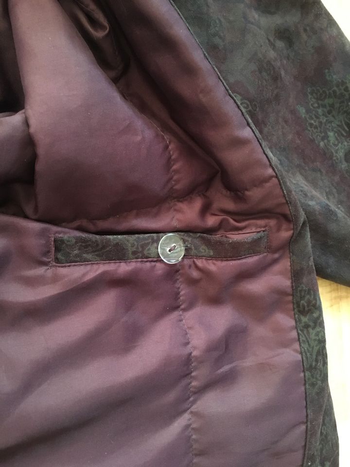 Original Vintage Velours Jacke Kurzmantel in Lübeck