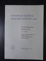 HEINRICH SCHÜTZ - Die mit Tränen säen - Motette für 2 Chöre Hessen - Bad König Vorschau