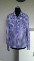 Bluse Hemd Oberteil Shirt lila weiß kariert Gr. 38 QS by S.Oliver Brandenburg - Neustadt (Dosse) Vorschau