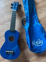 Korala Mini Ukulele Kindergitarre Blau mit Tasche Berlin - Hellersdorf Vorschau