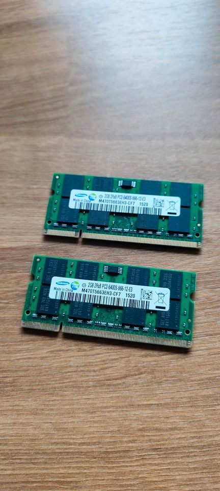 2 x Samsung 2GB DDR2 PC2-6400 in Brieskow-Finkenheerd