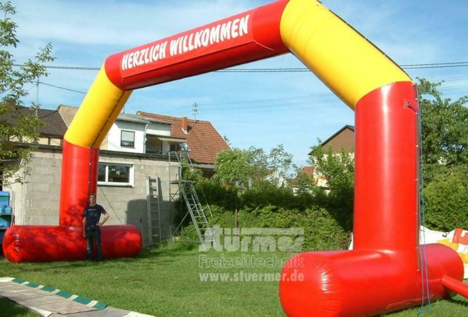 Torbogen mieten, Werbebogen, Start- / Zielbogen, Begrüßungsportal in Saarwellingen