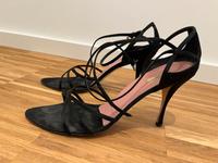 PRADA High Heels 40 schwarz Riemchen Satin Berlin - Köpenick Vorschau