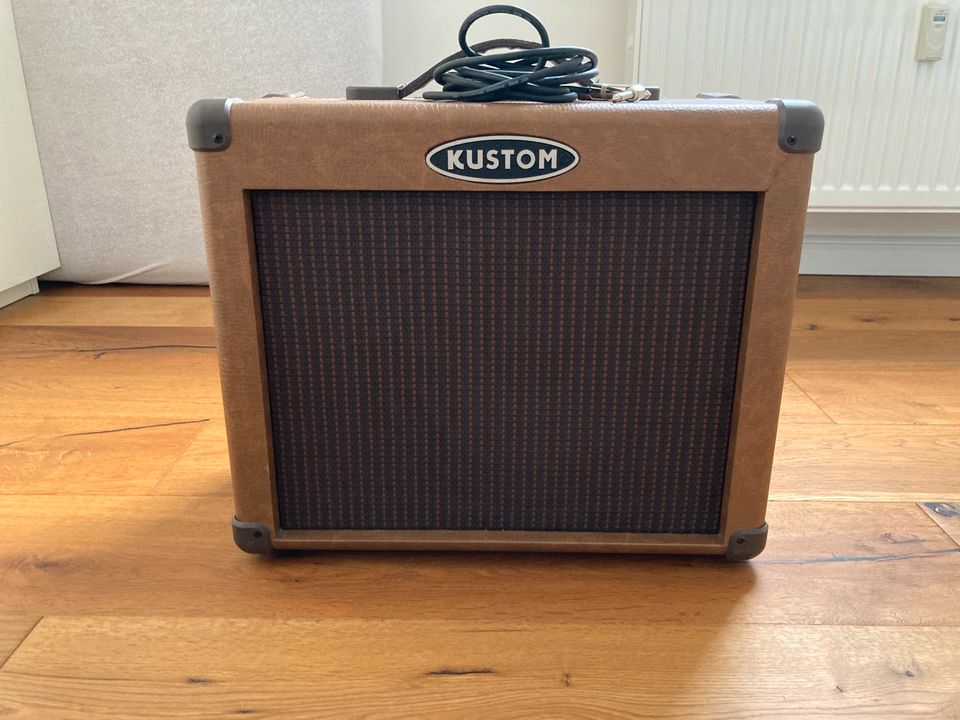 Elektro-Akustikgitarre GA1E und Verstärker Kustom Sienna 30 in Ketsch