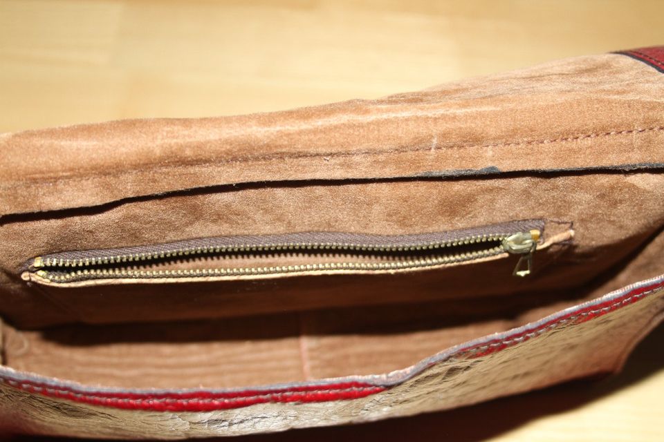 Vintage Lederhandtasche von Papillion neuwertig in Hanstedt