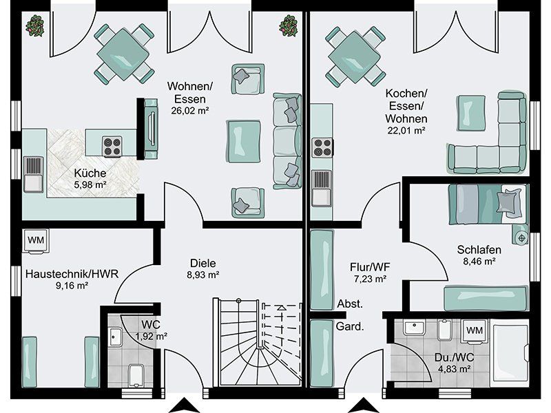 Ihr Traumhaus zum Familienglück mit Einliegerwohnung inkl. Grundstück in ruhiger Wohngegend! in Grassau