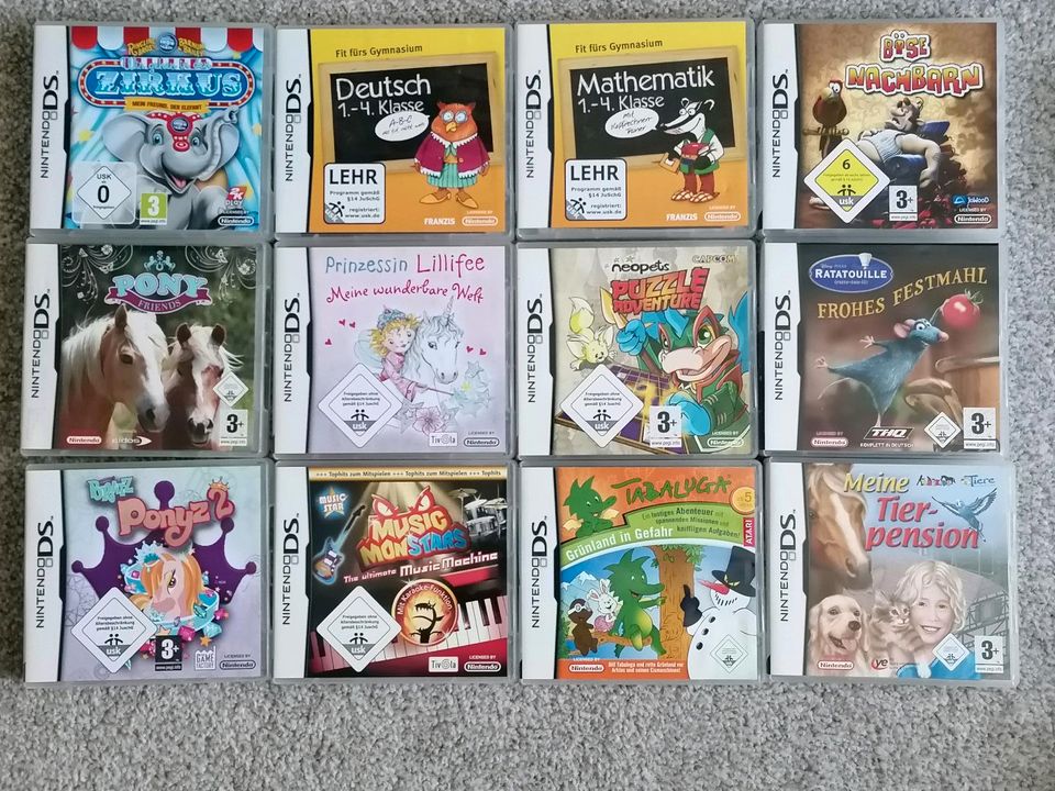 12 Nintendo DS Spiele in Gütersloh