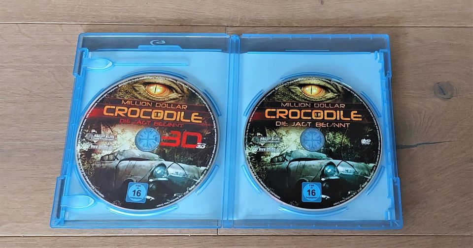 DVD + 3D Blu-ray Million Dollar Crocodile - Die Jagd beginnt in Geldern