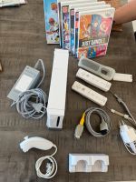 Nintendo Wii mit 2x Controller u. 8 Spiele Niedersachsen - Groß Twülpstedt Vorschau
